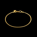 Minimal Snake Bracelet - Gold RG372 - rgmntco