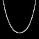 Rounded Tennis Chain 4mm - Silver RG108S - rgmntco