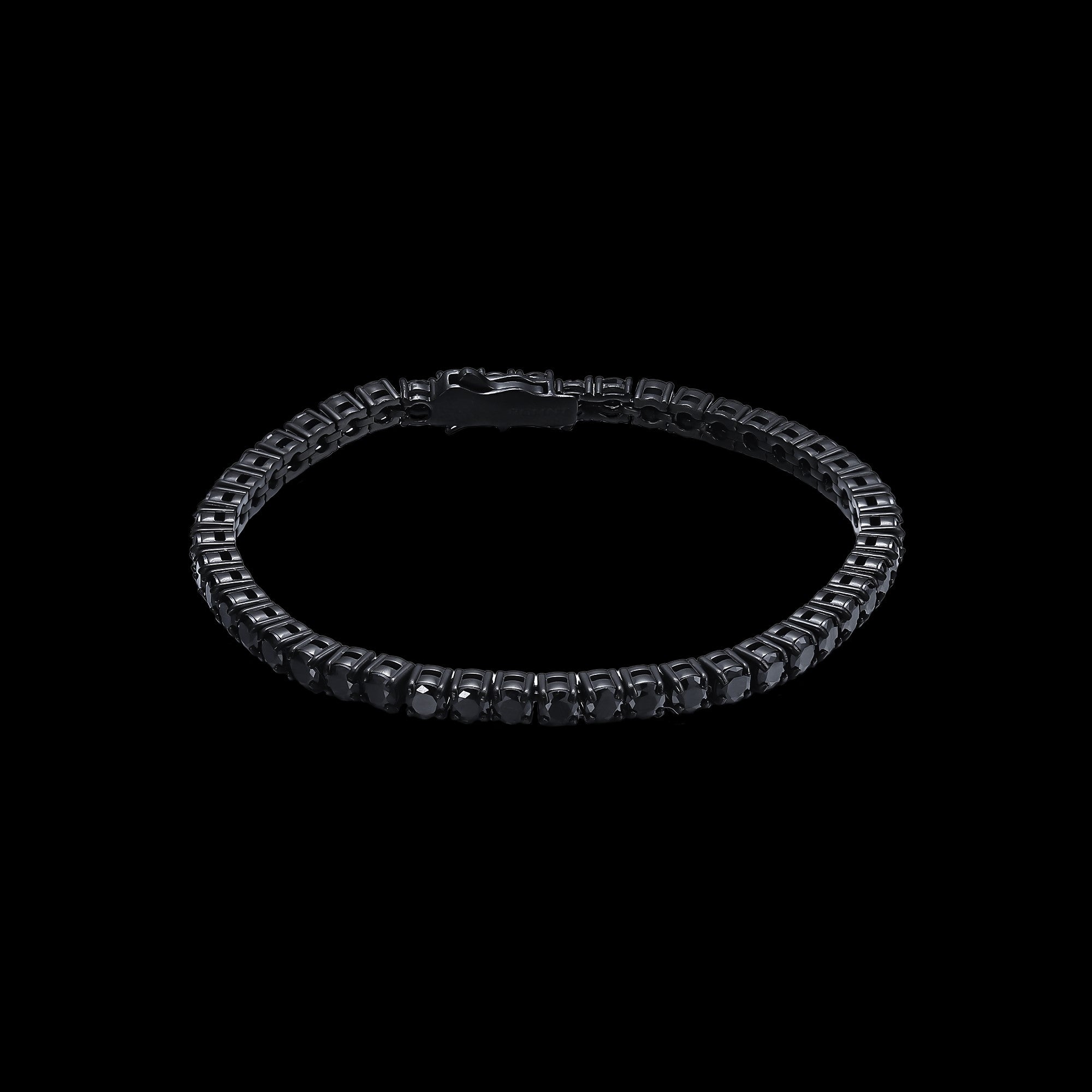 Tennis Bracelet - Black RG329 - rgmntco