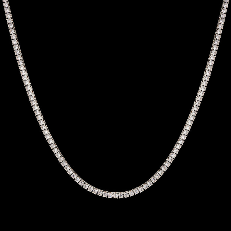 Tennis Chain 4mm - Silver RG191S - rgmntco