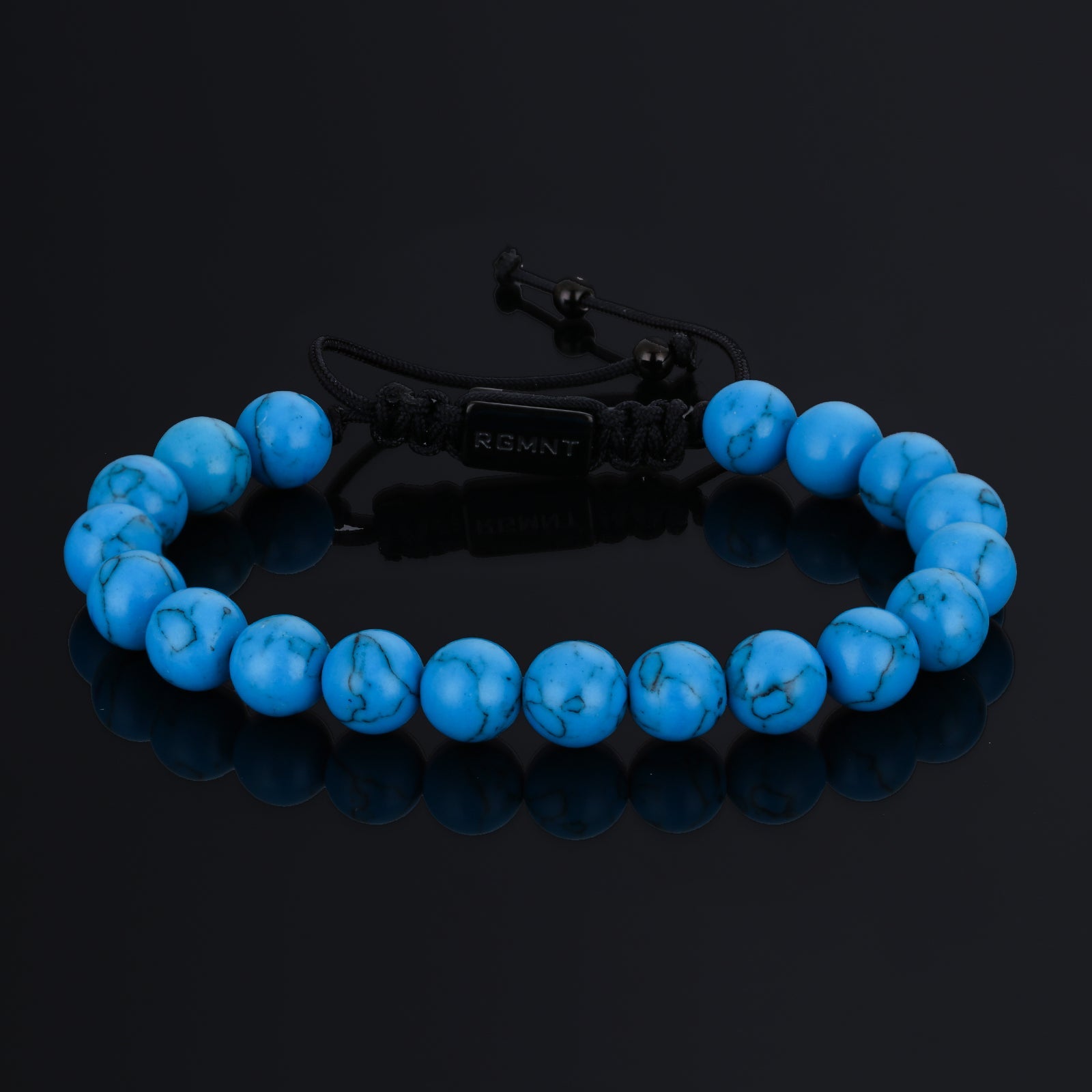 The Aqua Stone Bead Bracelet - RG365 - rgmntco