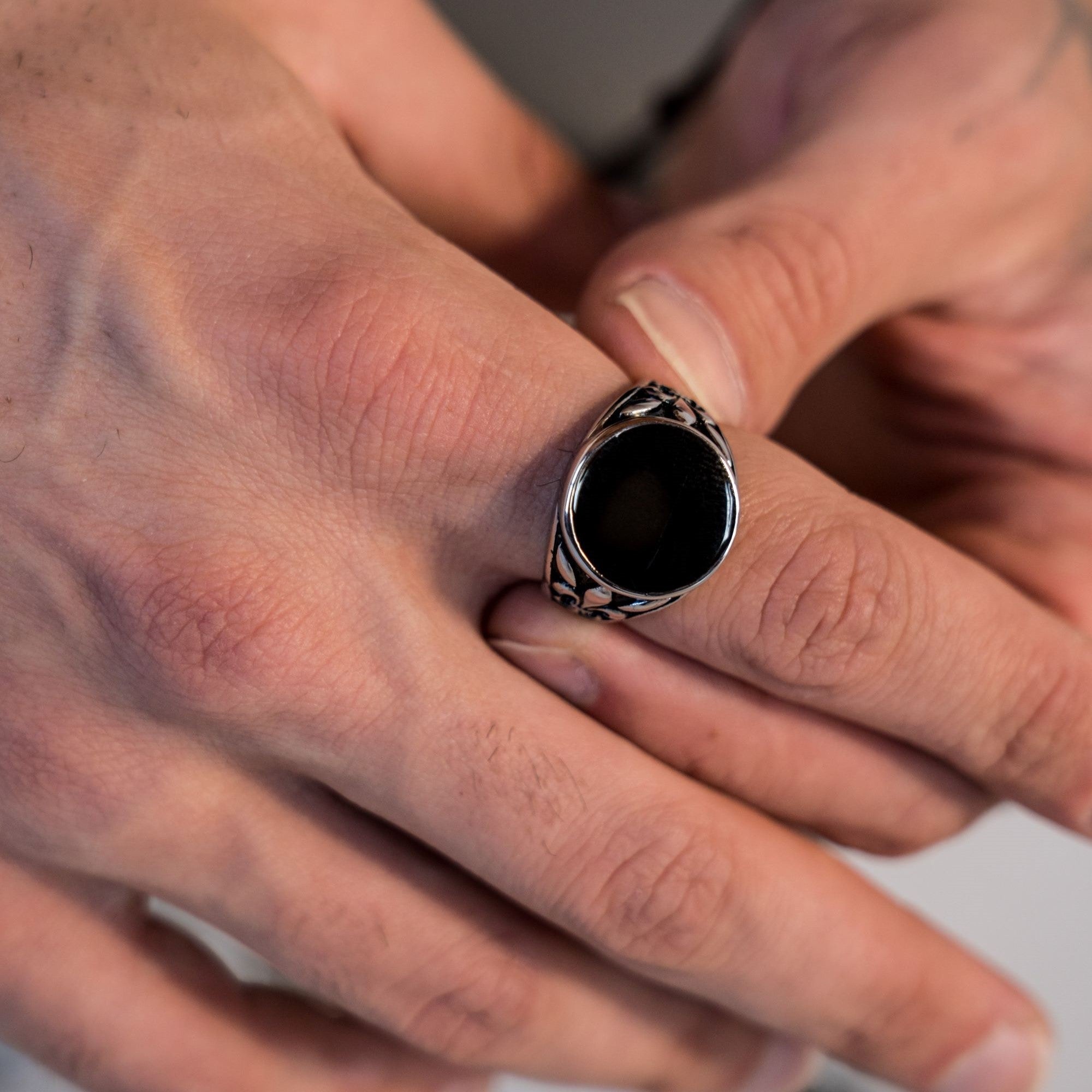 The Black Mirror Ring - Silver RG232S - rgmntco