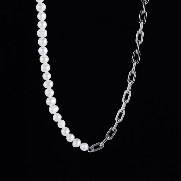 The Chain Pearl Necklace - RG146 - rgmntco