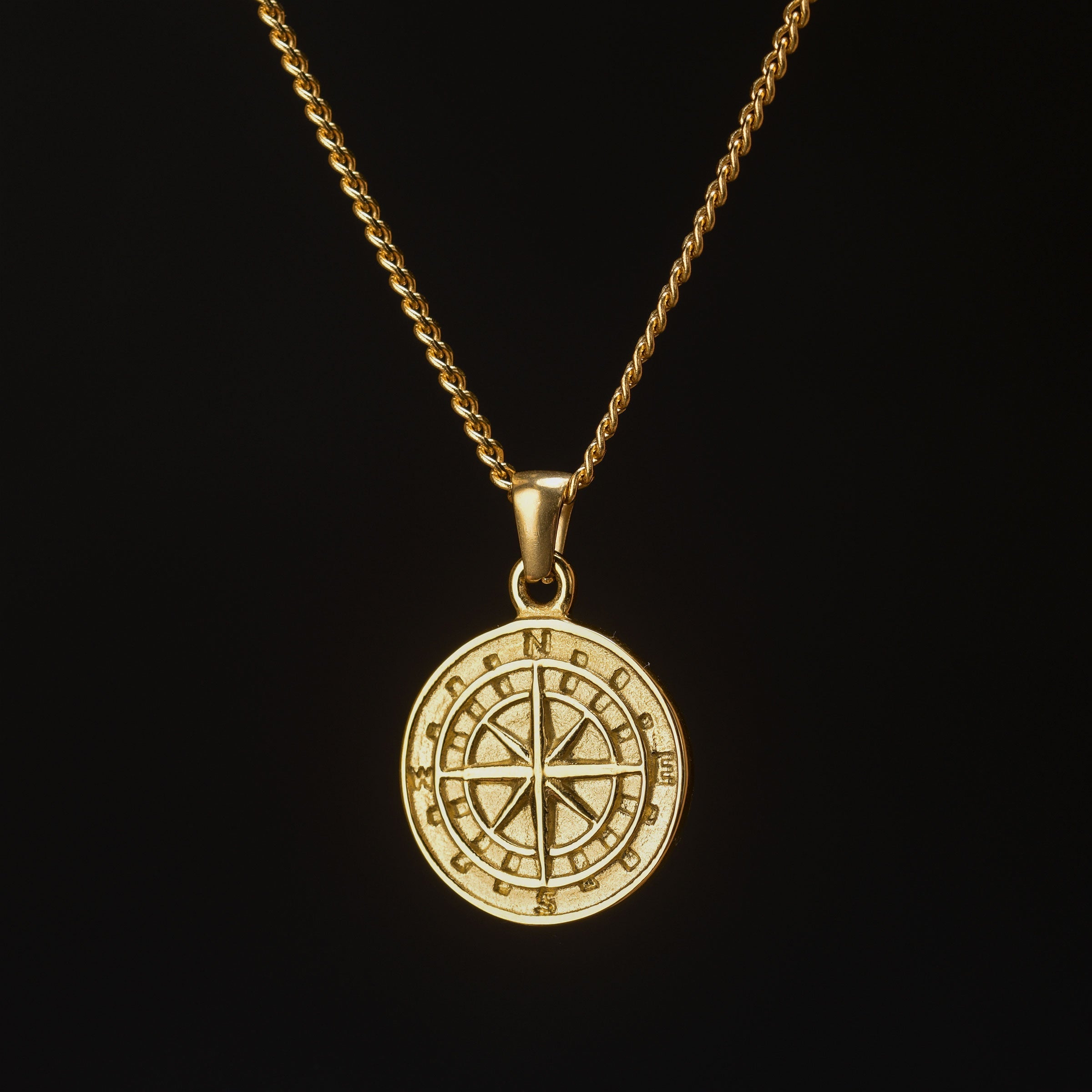 The Compass Pendant - Gold RG147 - rgmntco