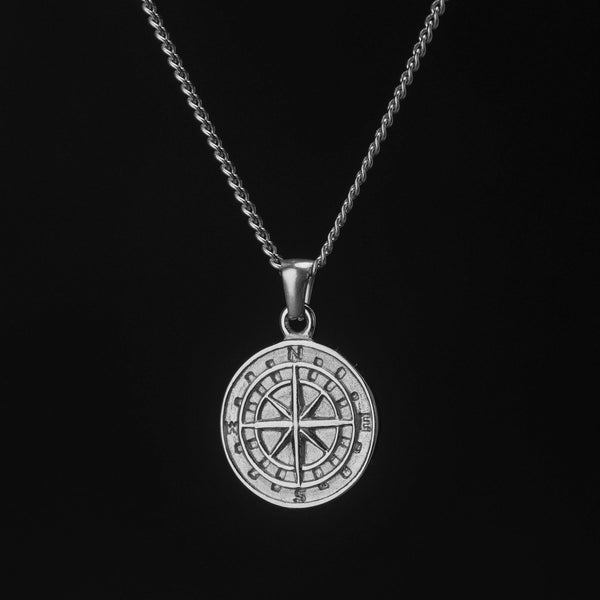 The Compass Pendant - Silver RG148 - rgmntco