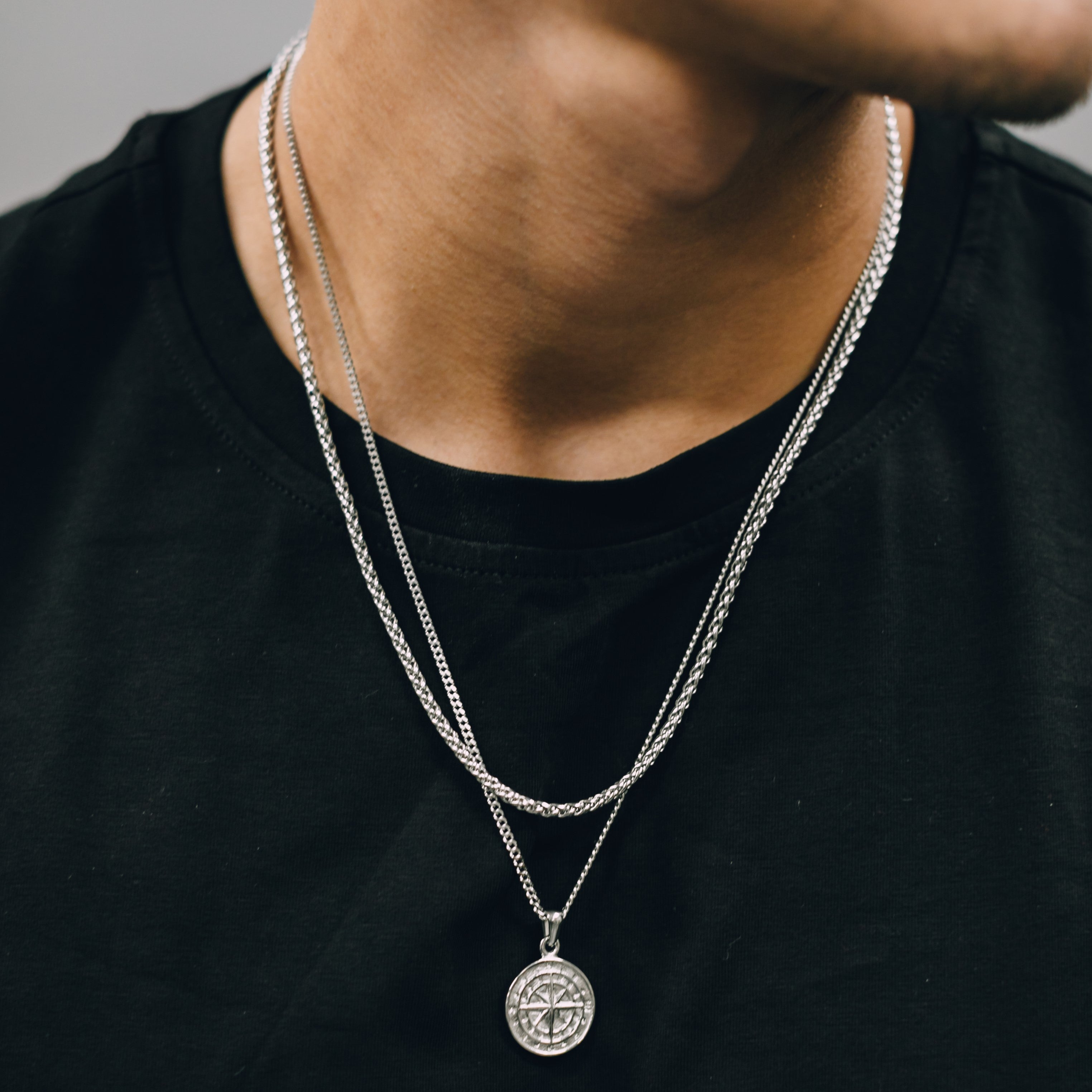 The Compass Pendant - Silver RG148 - rgmntco