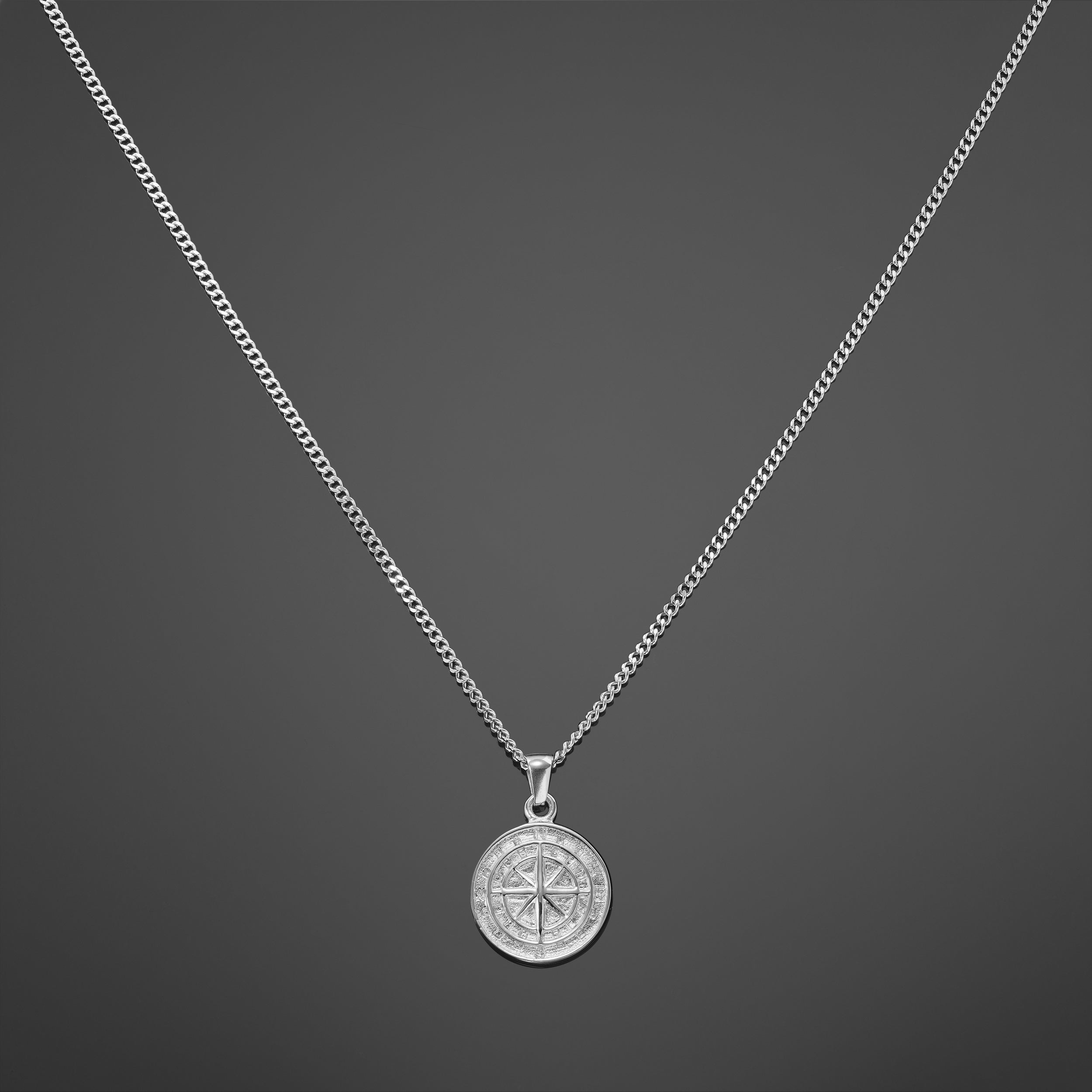 The Compass Pendant - Silver RG148 - rgmntco