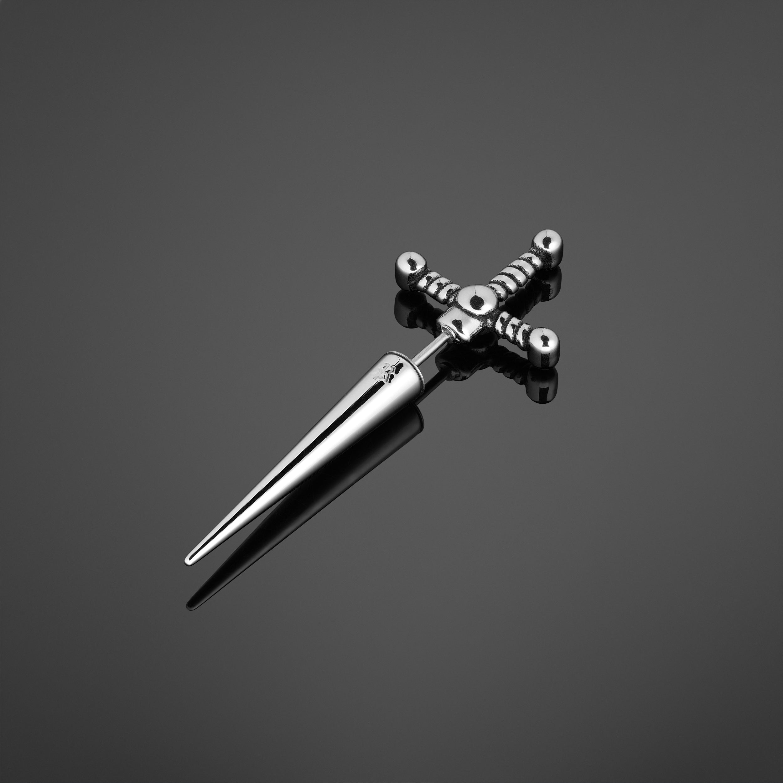 The Conan Dagger Earring - Silver RG412 - rgmntco