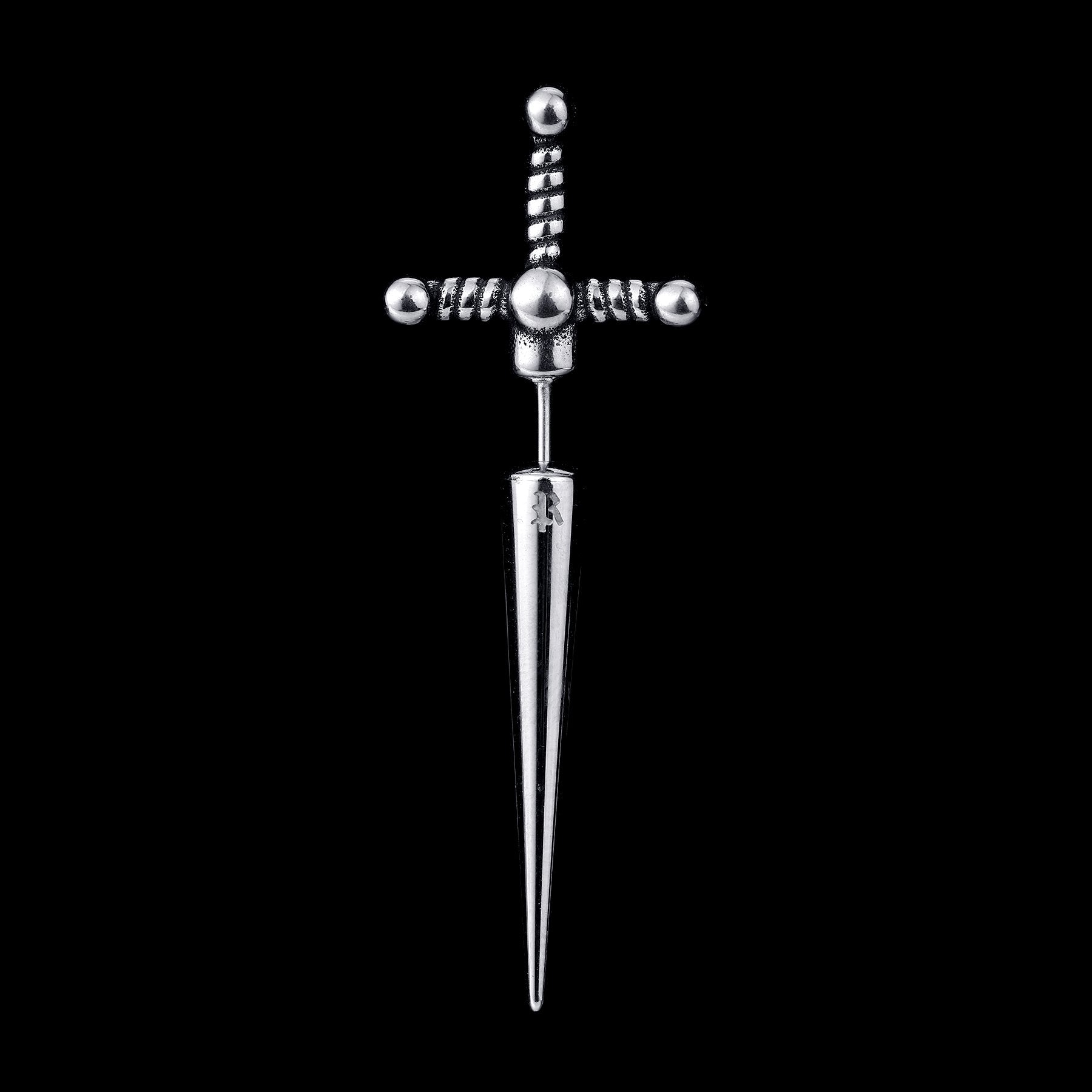 The Conan Dagger Earring - Silver RG412 - rgmntco