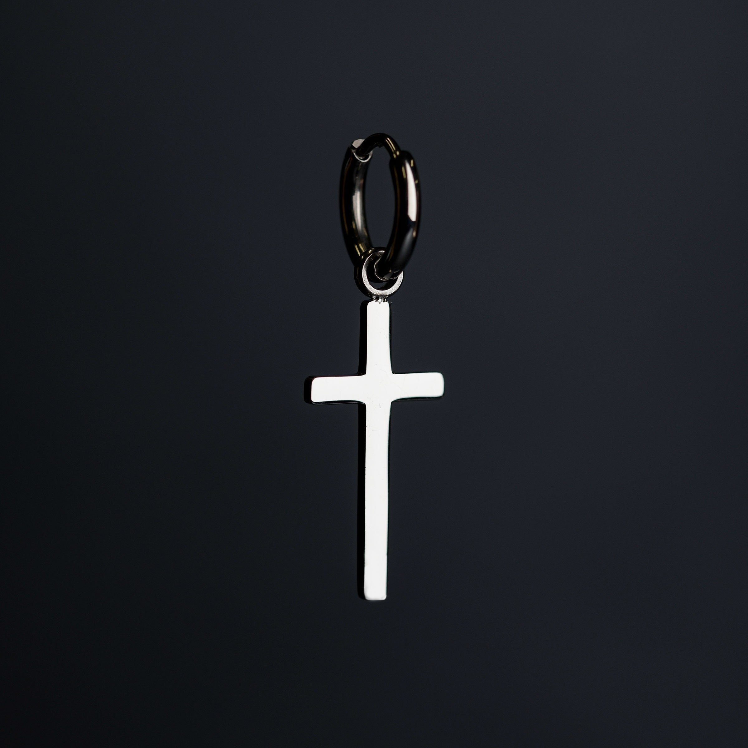 The Cross Earring - Silver RG403 - S - rgmntco