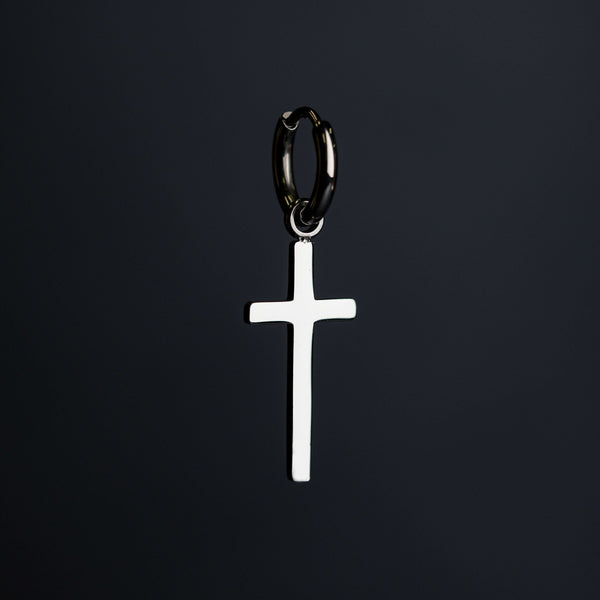 The Cross Earring - Silver RG403 - S - rgmntco