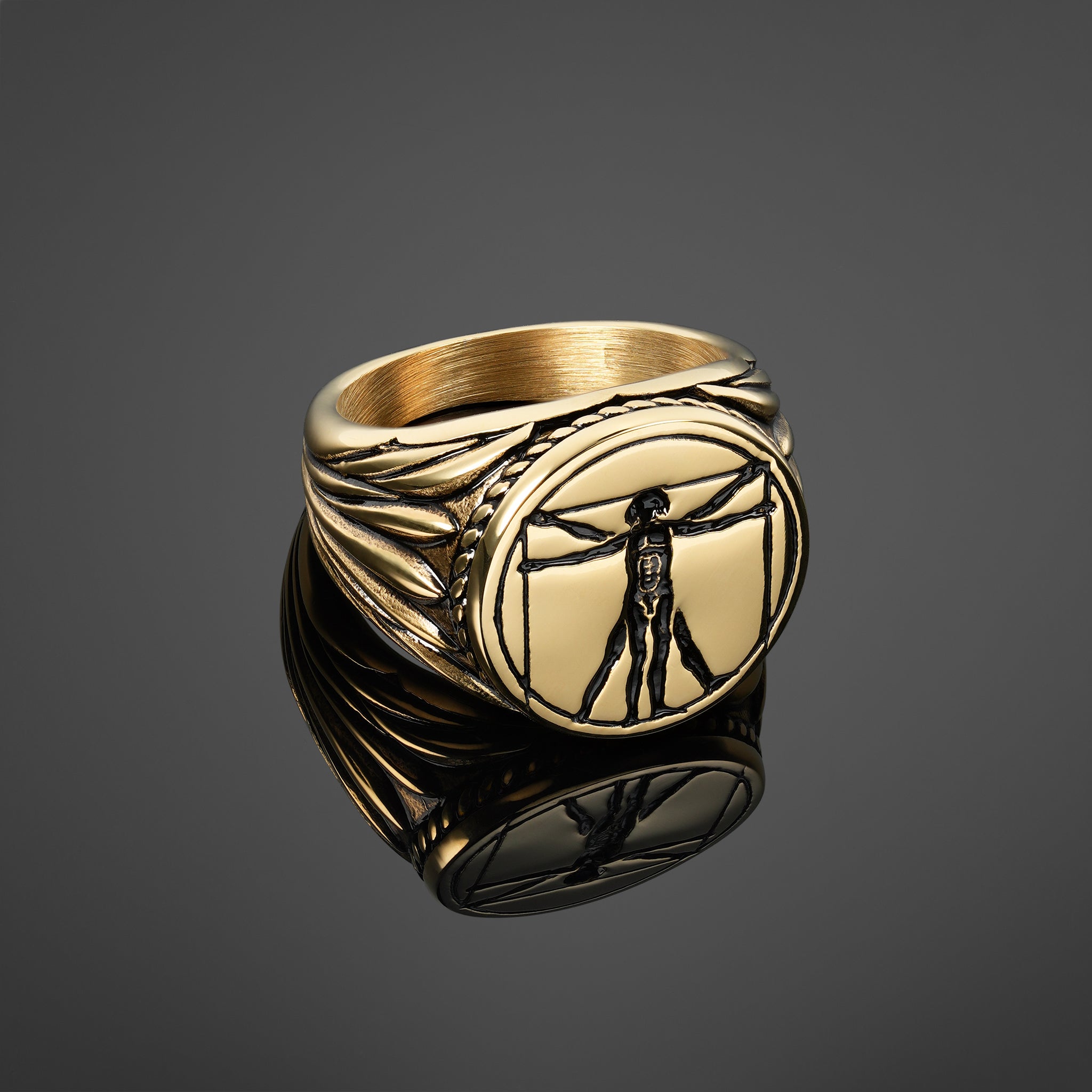 The Da Vinci Ring - Gold RG236 - rgmntco