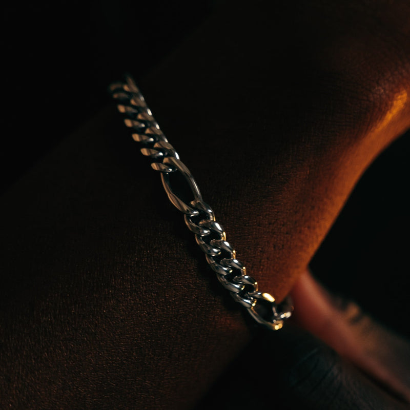 The Figaro Bracelet 8mm - Silver RG347 - rgmntco