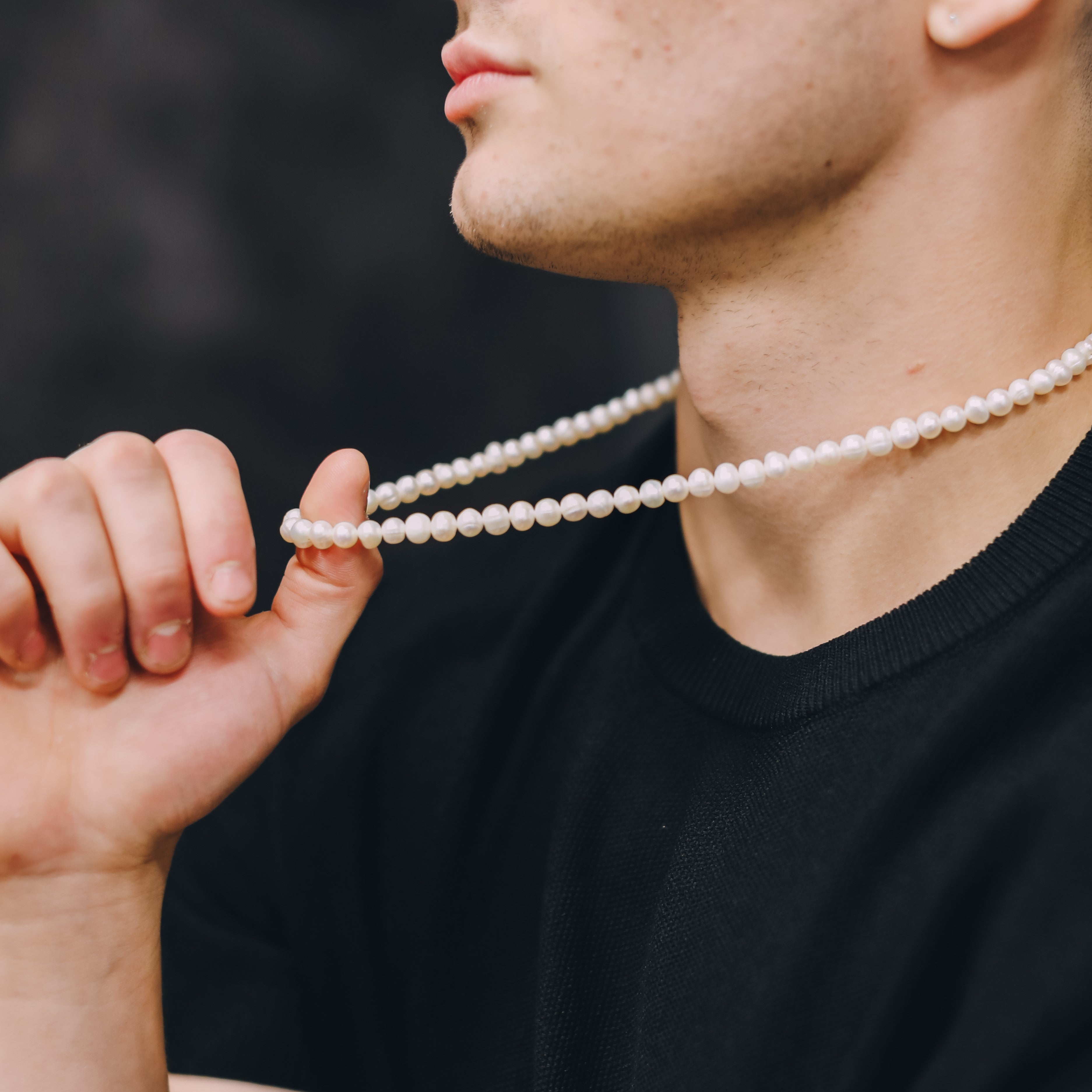 The Flintstone Pearl Necklace - RG145 - rgmntco