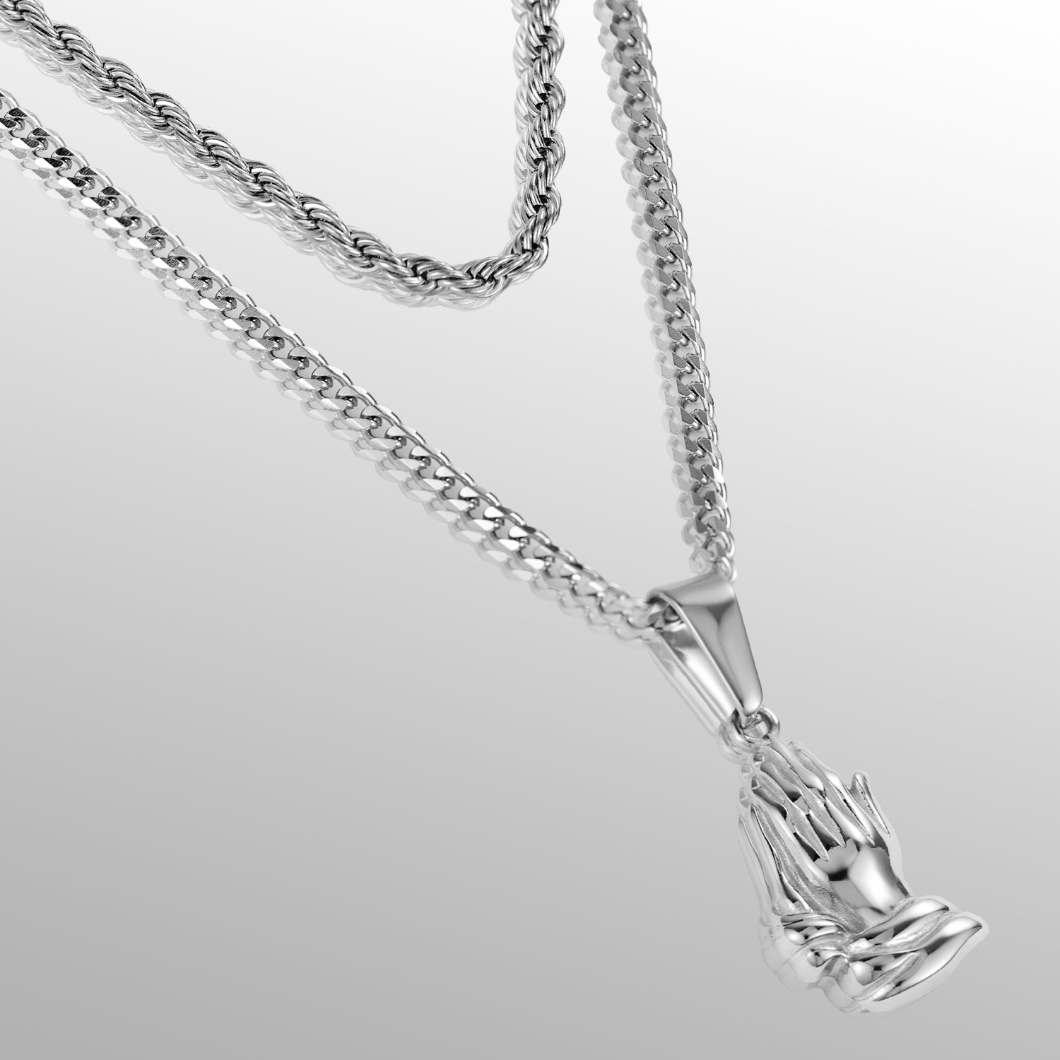 The Gratitude Pendant Set - Silver RG1013S - rgmntco