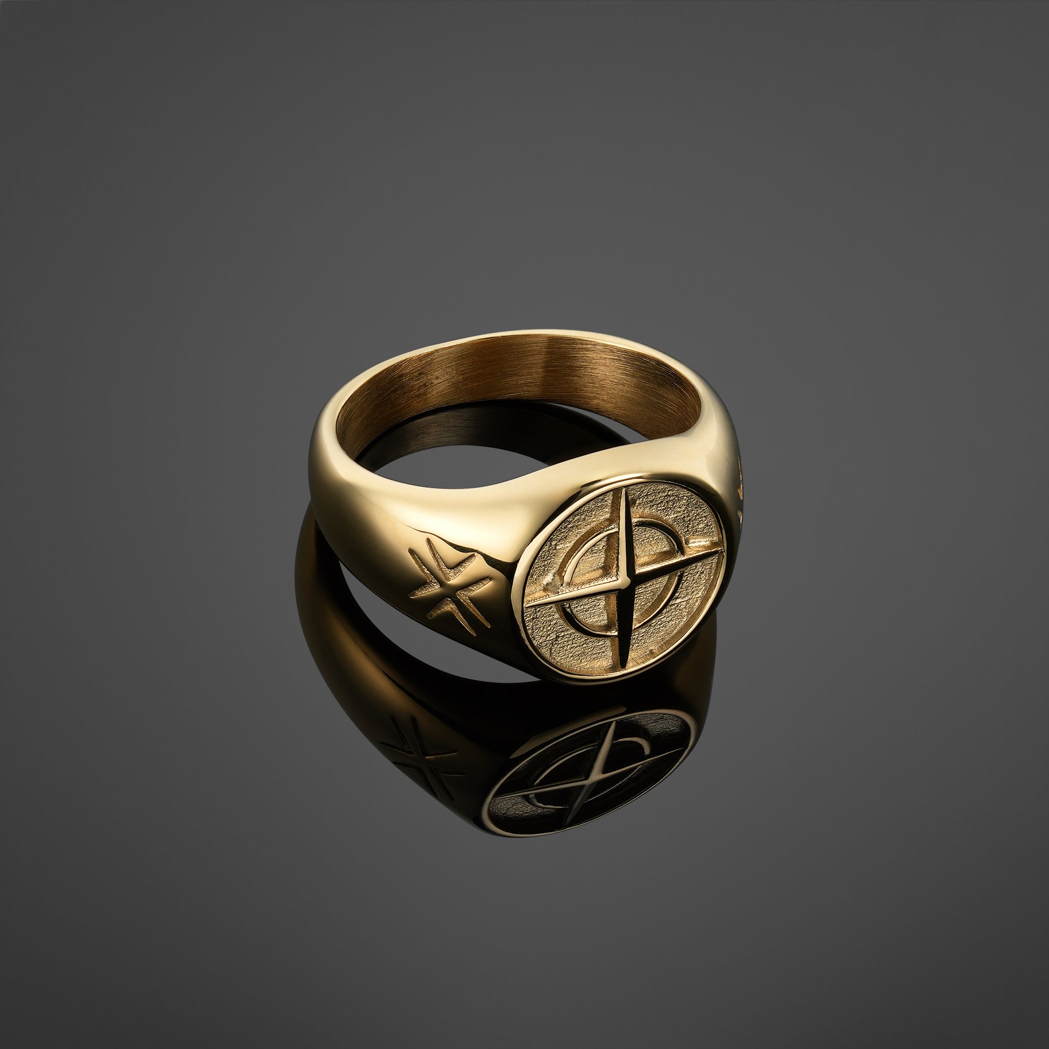 The North Star Ring - Gold RG238 - rgmntco