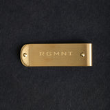 The Signature Money Clip - Matte Gold RG505 - rgmntco