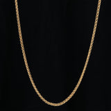 Wheat Chain 3mm - Gold RG151 - rgmntco