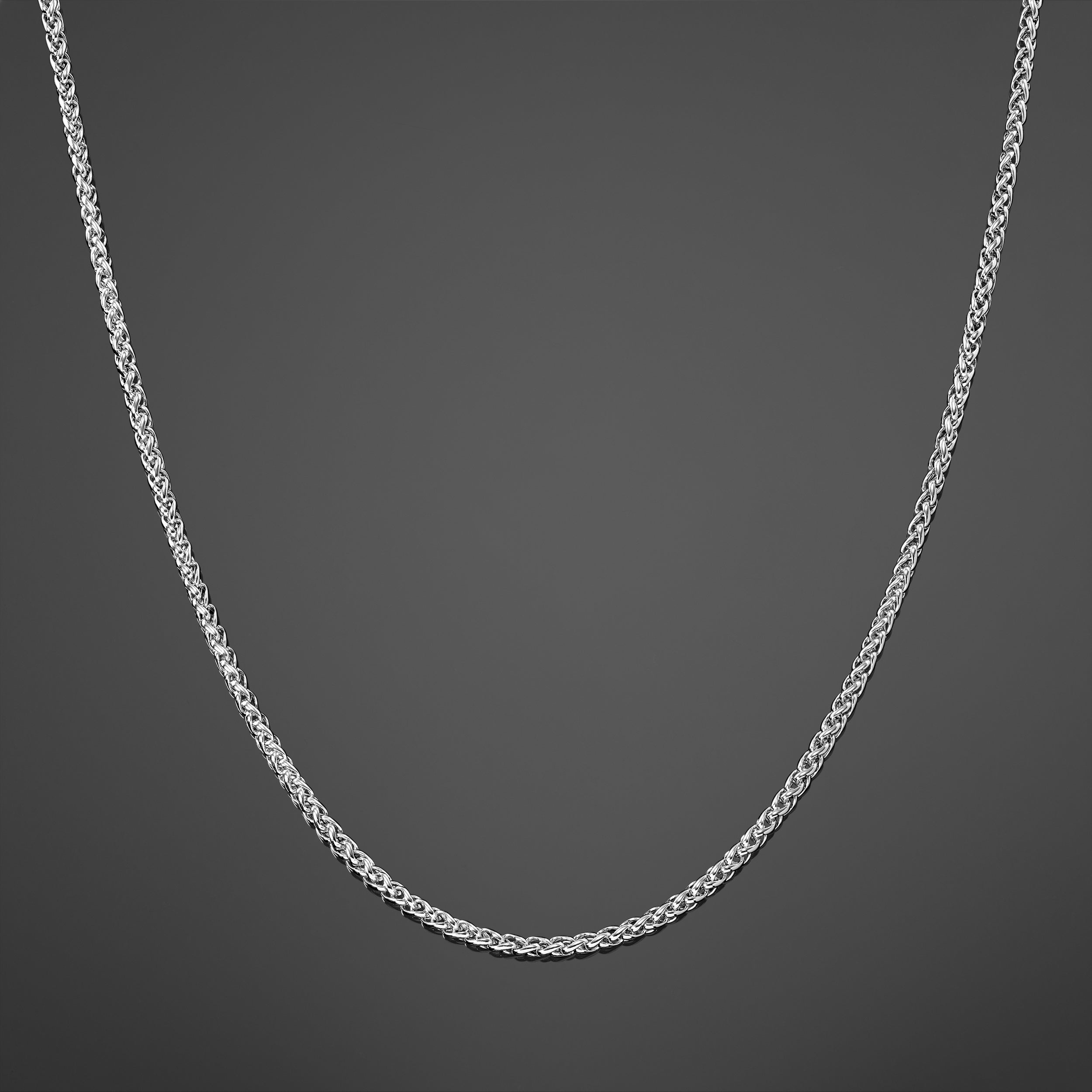 Wheat Chain 3mm - Silver RG152 - rgmntco