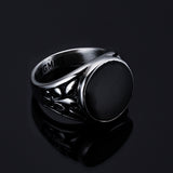 The Black Mirror Ring - Silver RG232S