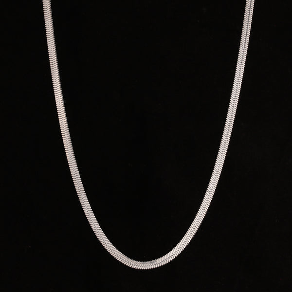 Herringbone Chain 5mm - Silver RG163