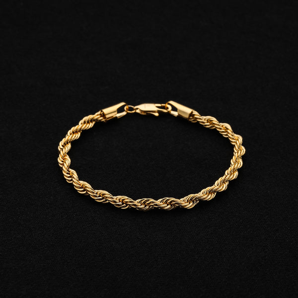 The Rope Bracelet 5mm - Gold RG322
