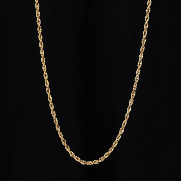 Rope Chain 2.5mm - Gold RG122